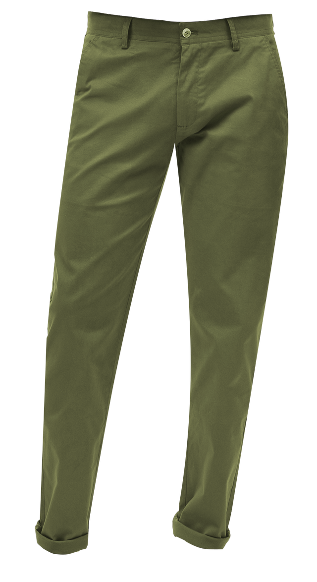 EJ Samuel Olive Chino Long Pants CHL01