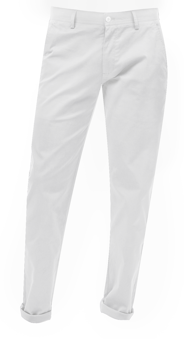 EJ Samuel White Chino Long Pants CHL01