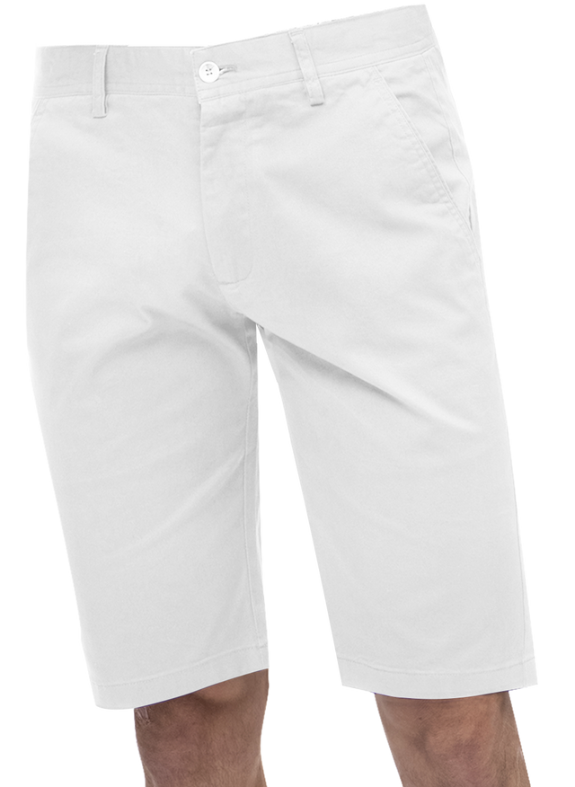 EJ Samuel White Chino Short Pants CHS01