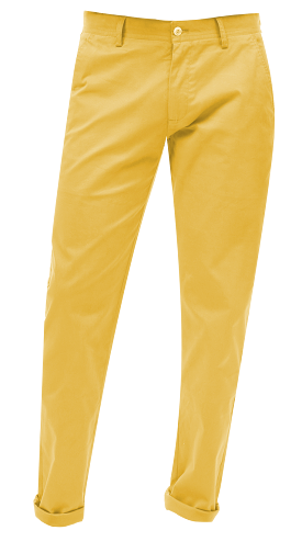 EJ Samuel Yellow Chino Long Pants CHL01