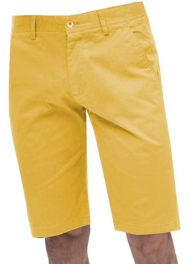 EJ Samuel Yellow Chino Short Pants CHS01