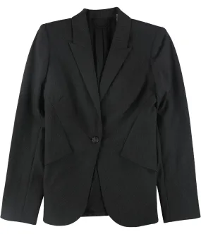 Elie Tahari Womens Allegra One Button Blazer Jacket