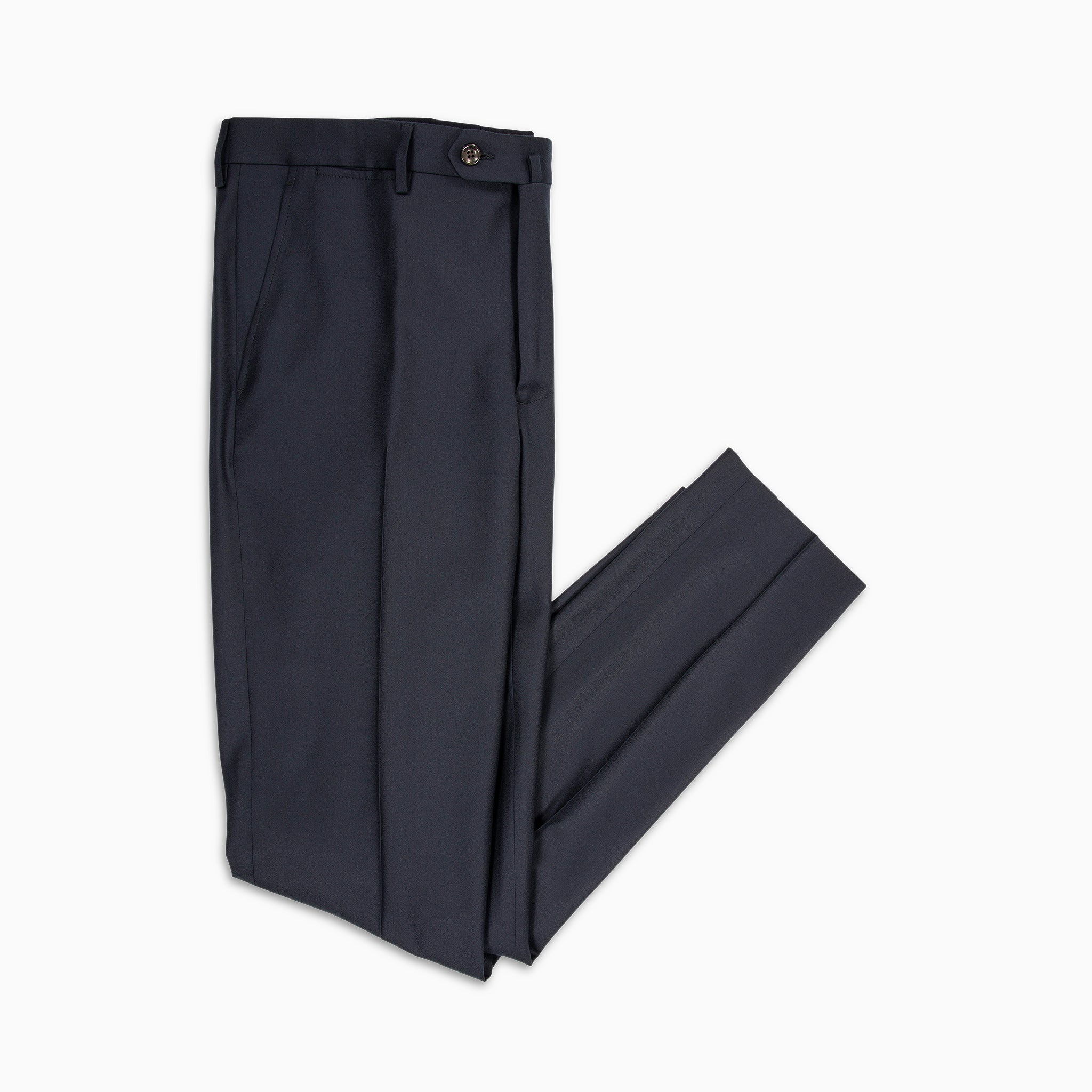 Flavien Chino Pants Cashmere and Wool (dark blue)