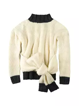 FOUR SLEEVE SWEATER CREAM