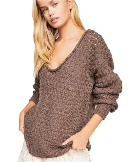 Free People Womens Knit Pullover Sweater, TW2