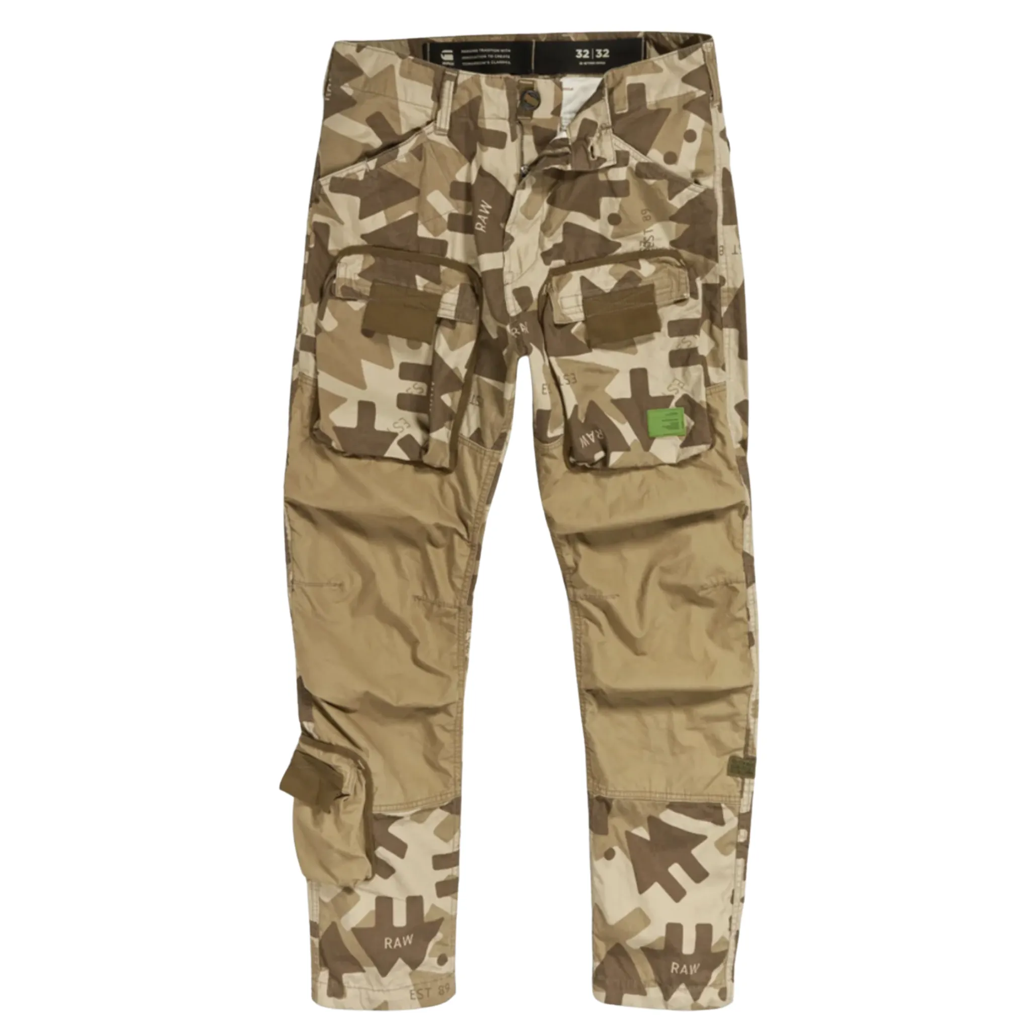 G-Star 3D REGULAR TAPERED CARGO PANTS (Light Moss Raw Arrow)