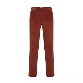 Gary Pleated Chino Pants in Soft Luxury Corduroy