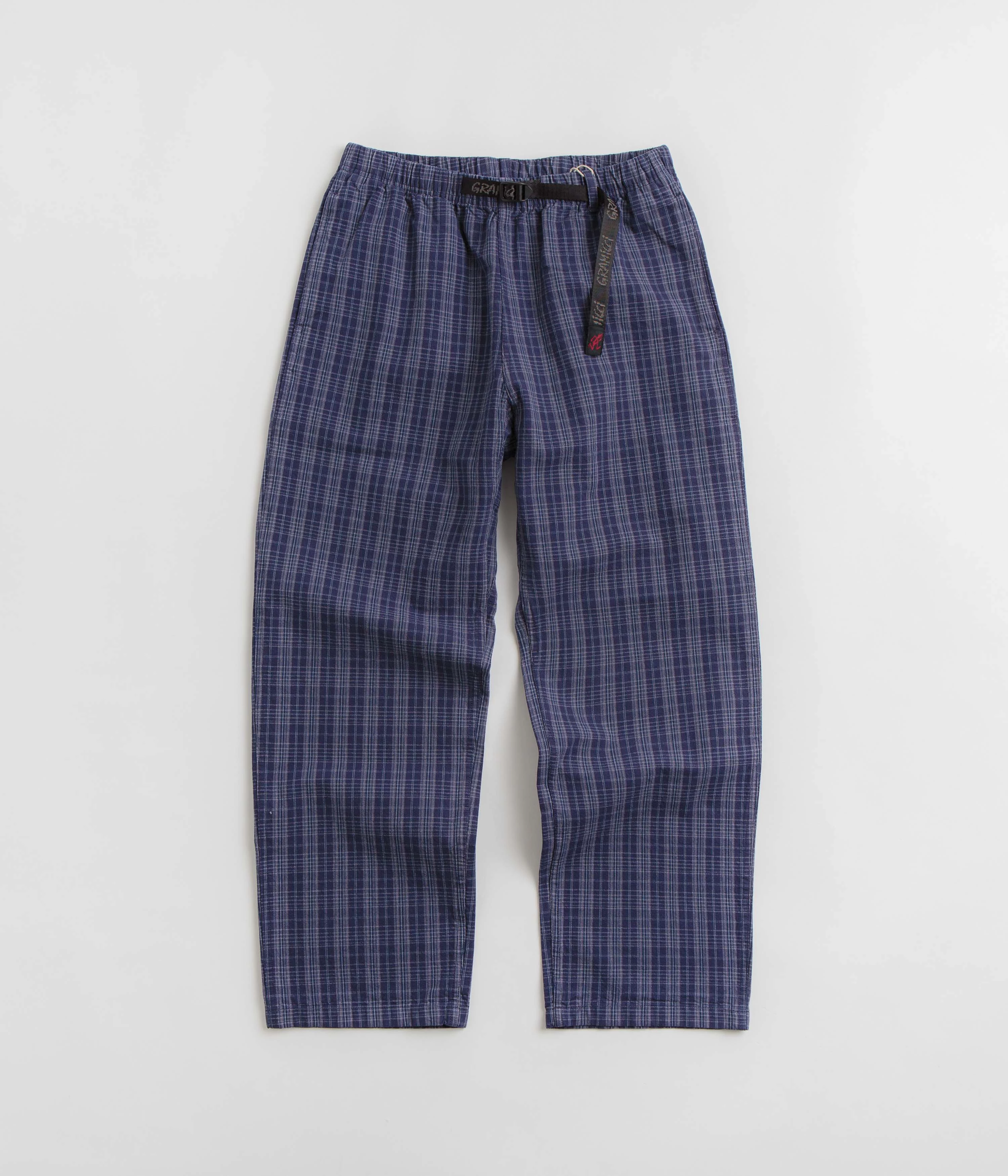 Gramicci OG Yarn Dye Dobby Plaid Jam Pants - Deep Twilight