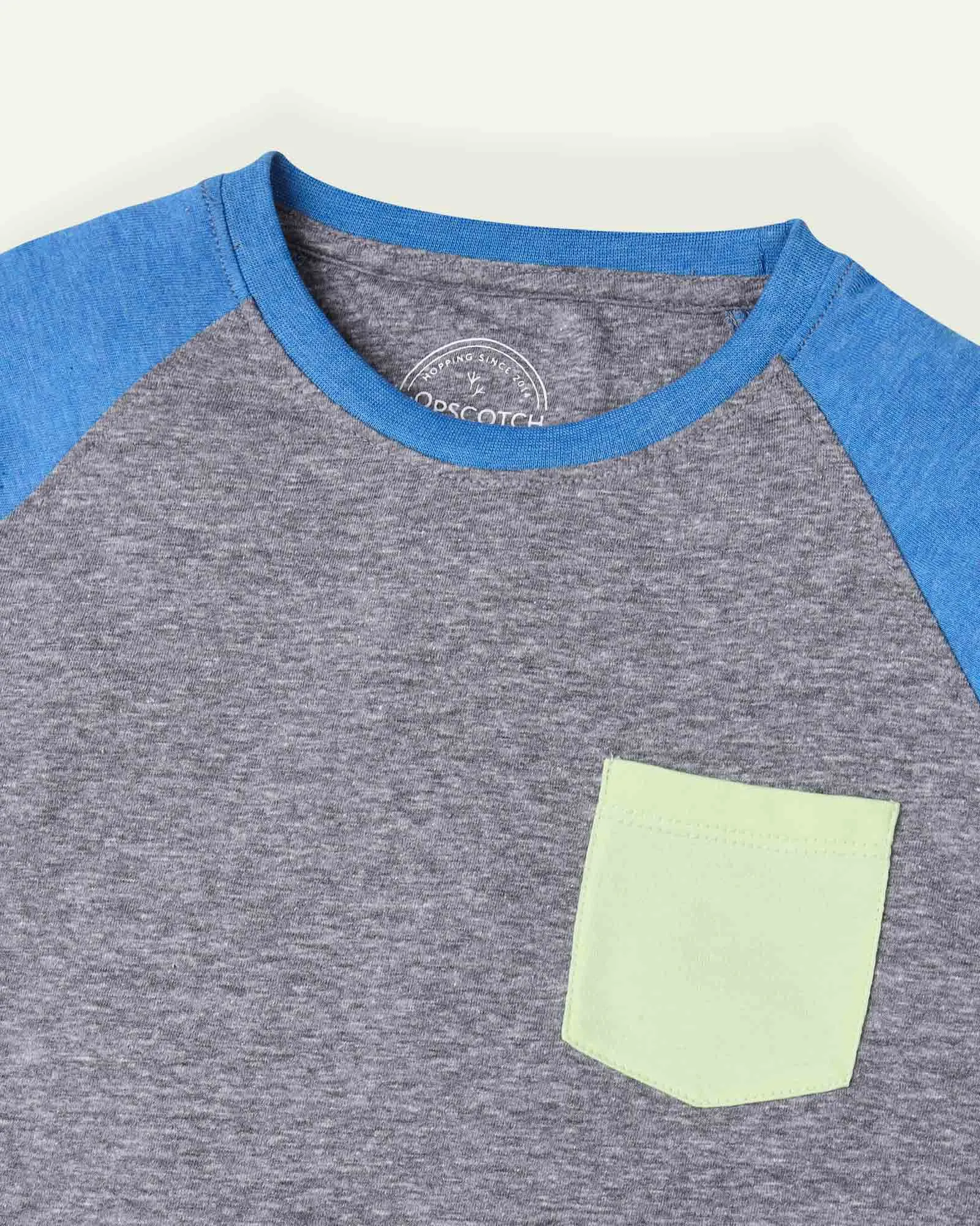 Grey Colorblock T-Shirt