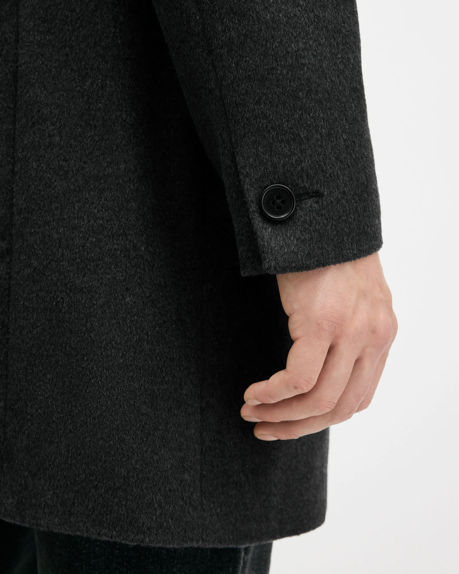 Hargrove Slim Fit Wool Blend Coat