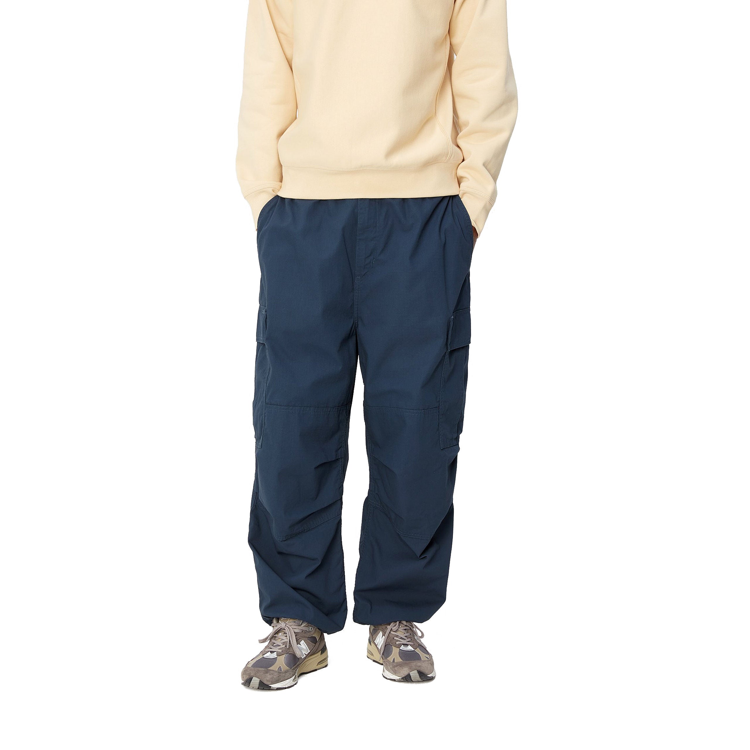 JET CARGO PANT BLUE RINSED