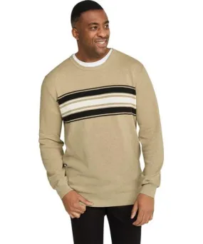 Johnny Bigg Big & Tall Waffle Stripe Sweater