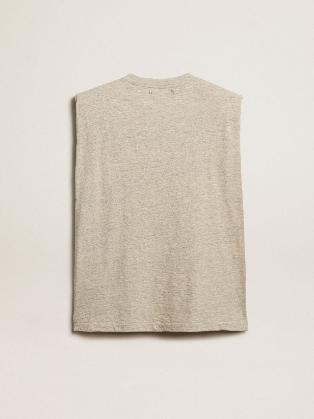 Journey Padded-Shoulder Grey T-Shirt