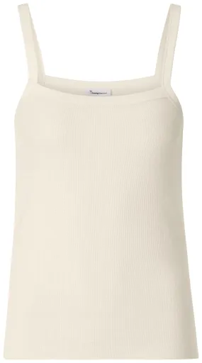 Ladies' ribbed tank top, Cream | Manufactum