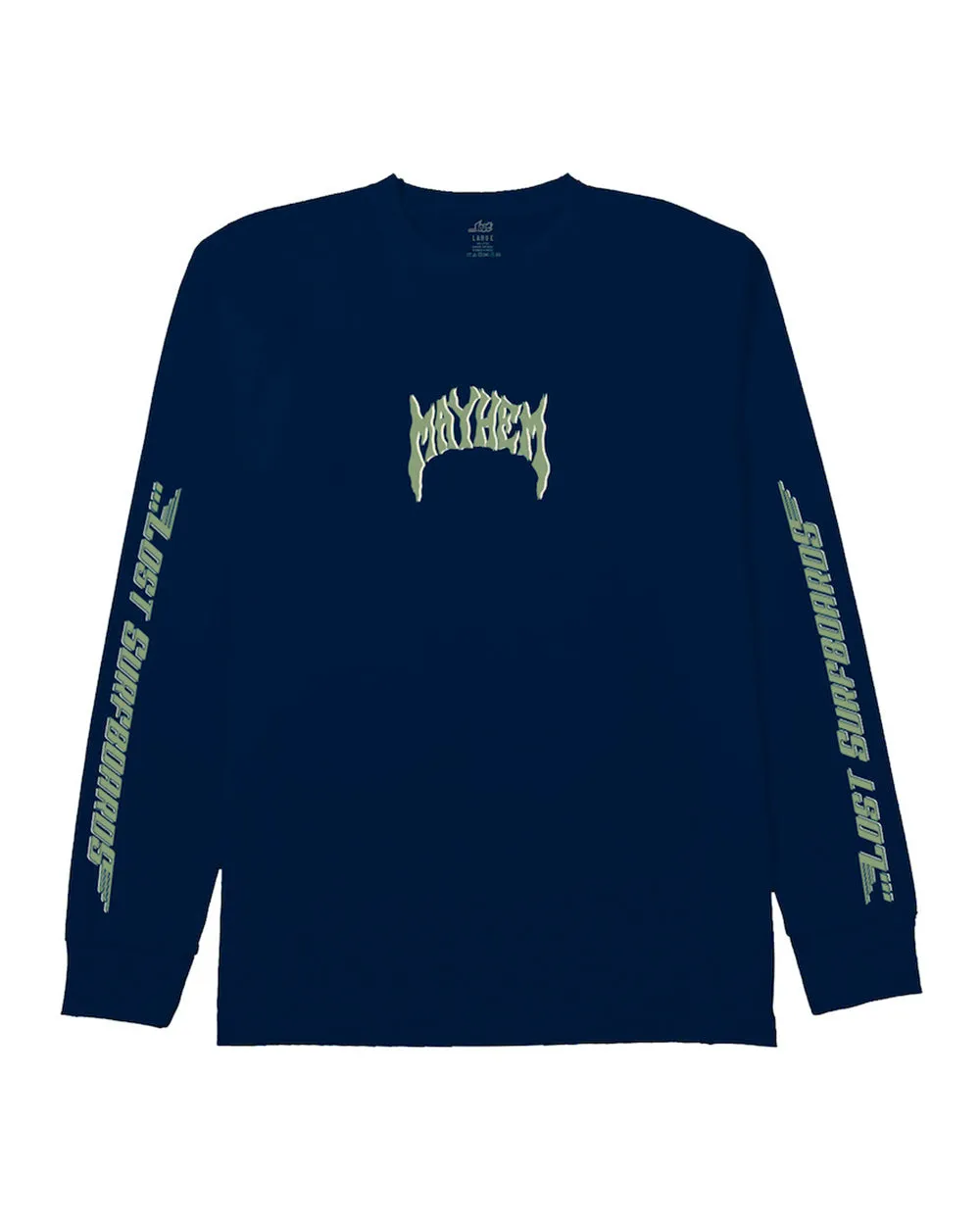 Lost Boards Long Sleeve Tee Navy