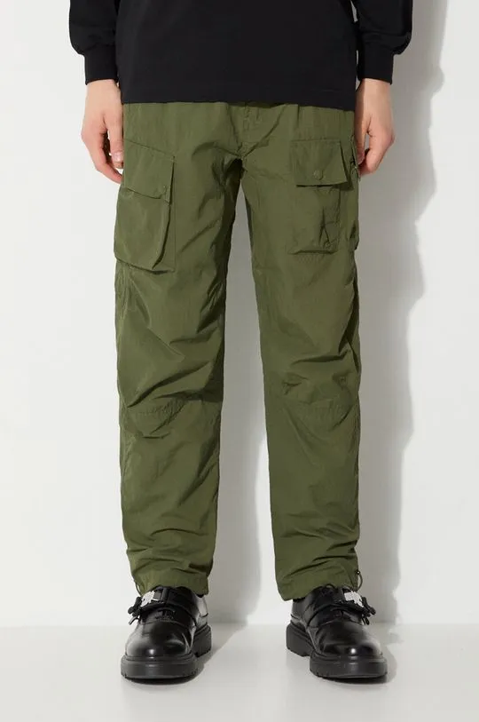 Maharishi trousers Veg Dyed Cargo Track Pants Japanese men's green color 5040.OLIVE