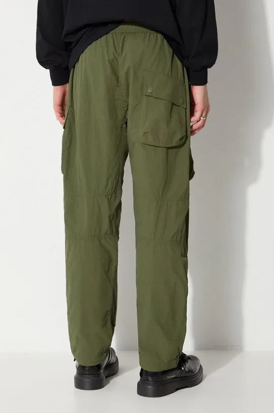 Maharishi trousers Veg Dyed Cargo Track Pants Japanese men's green color 5040.OLIVE