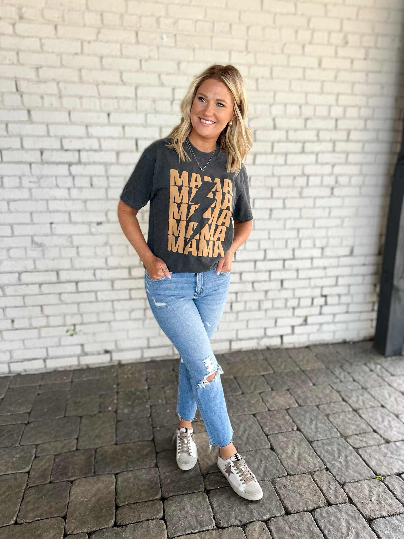 MAMA Lightning Bolt Graphic Tee