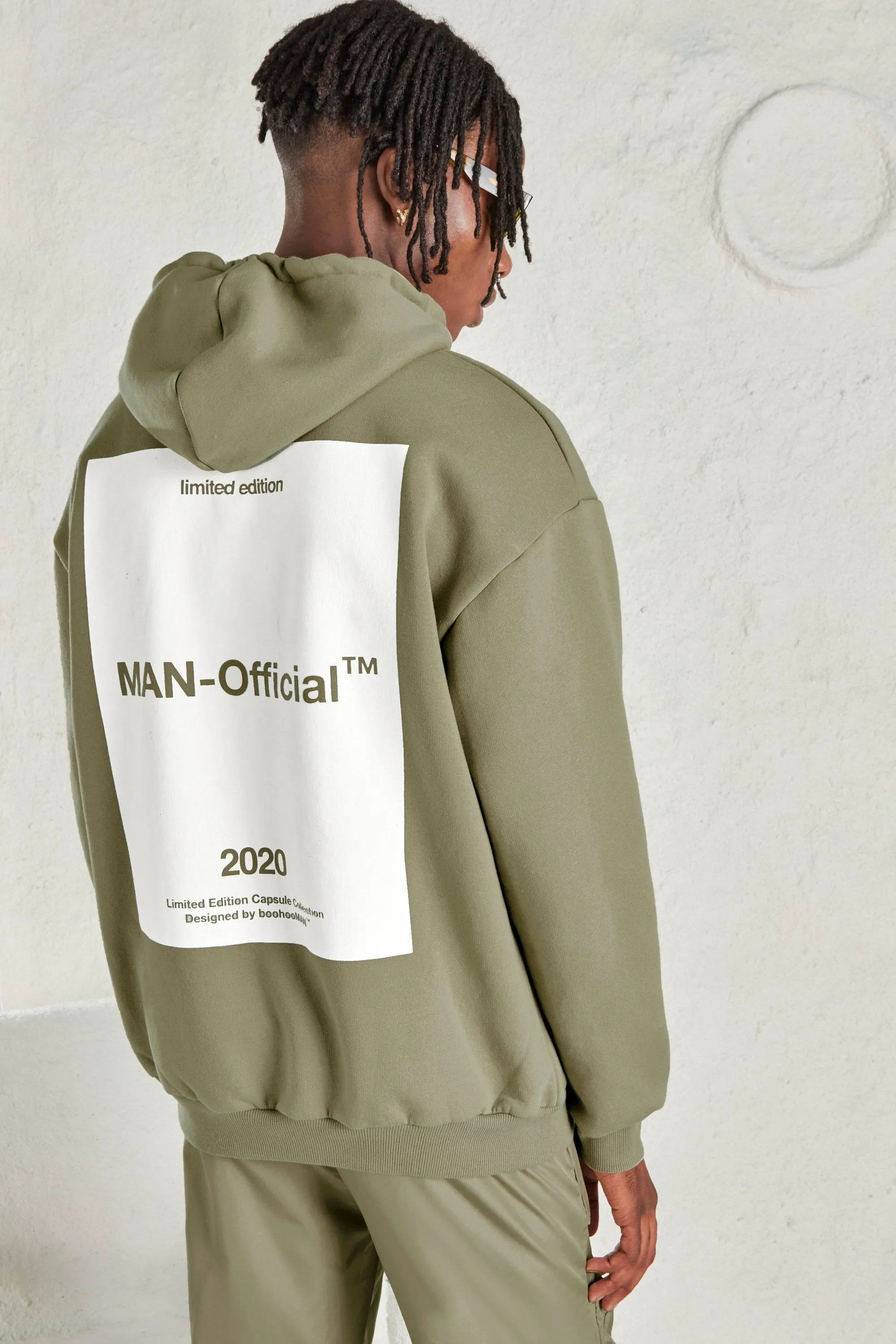 MAN Oversized Hoodie with Back Print