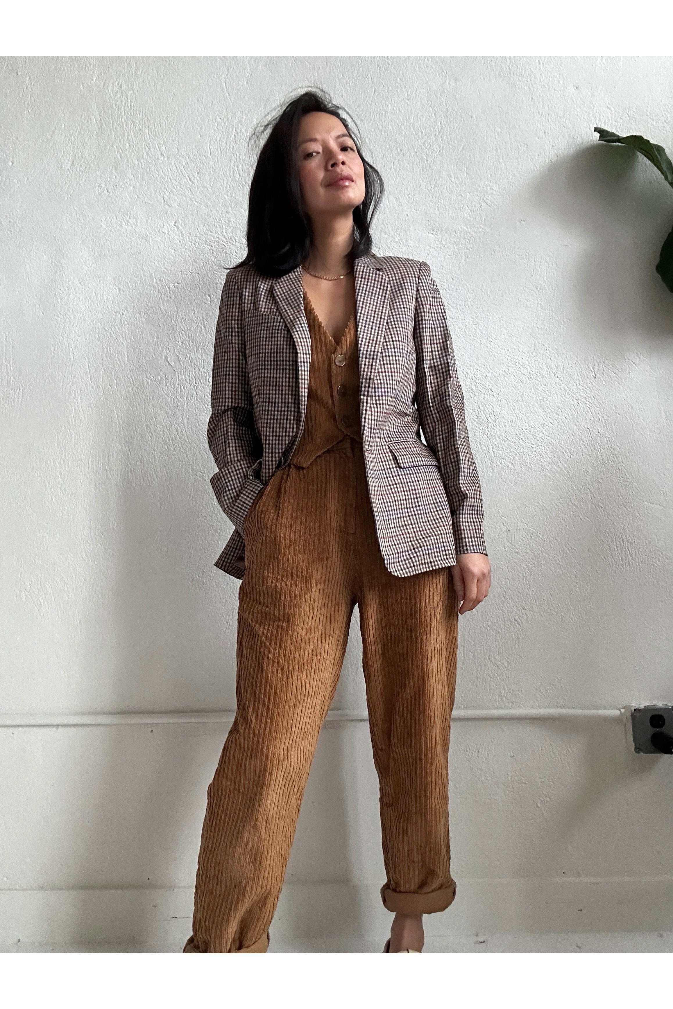 Marceaux Pant in Wide Corduroy