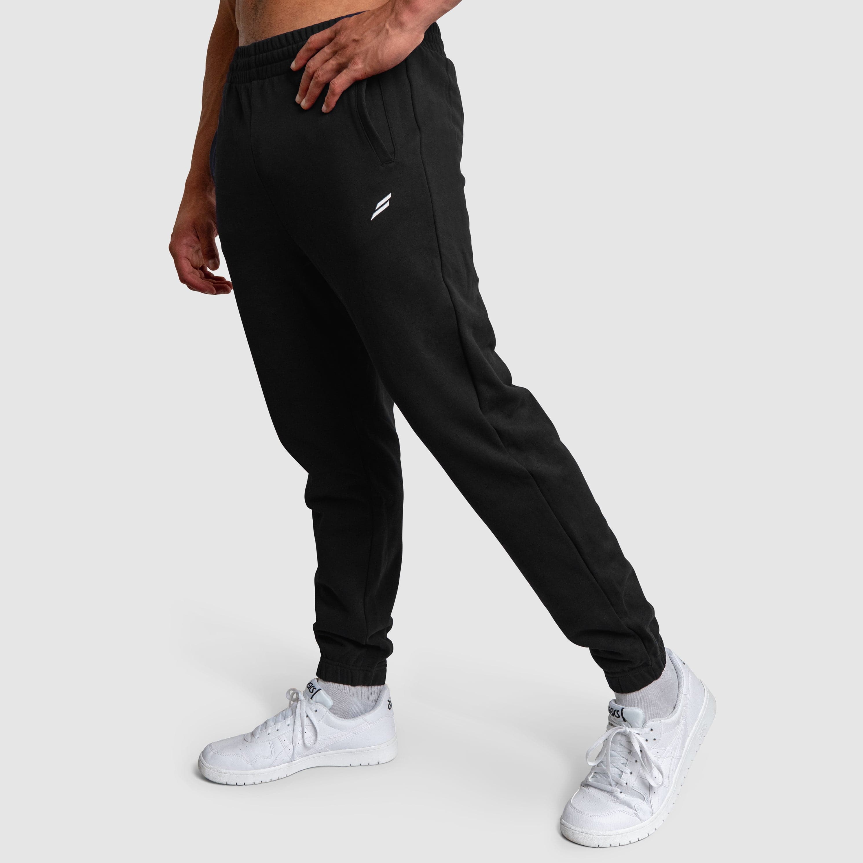 Mark Relaxed Track Pants - Black