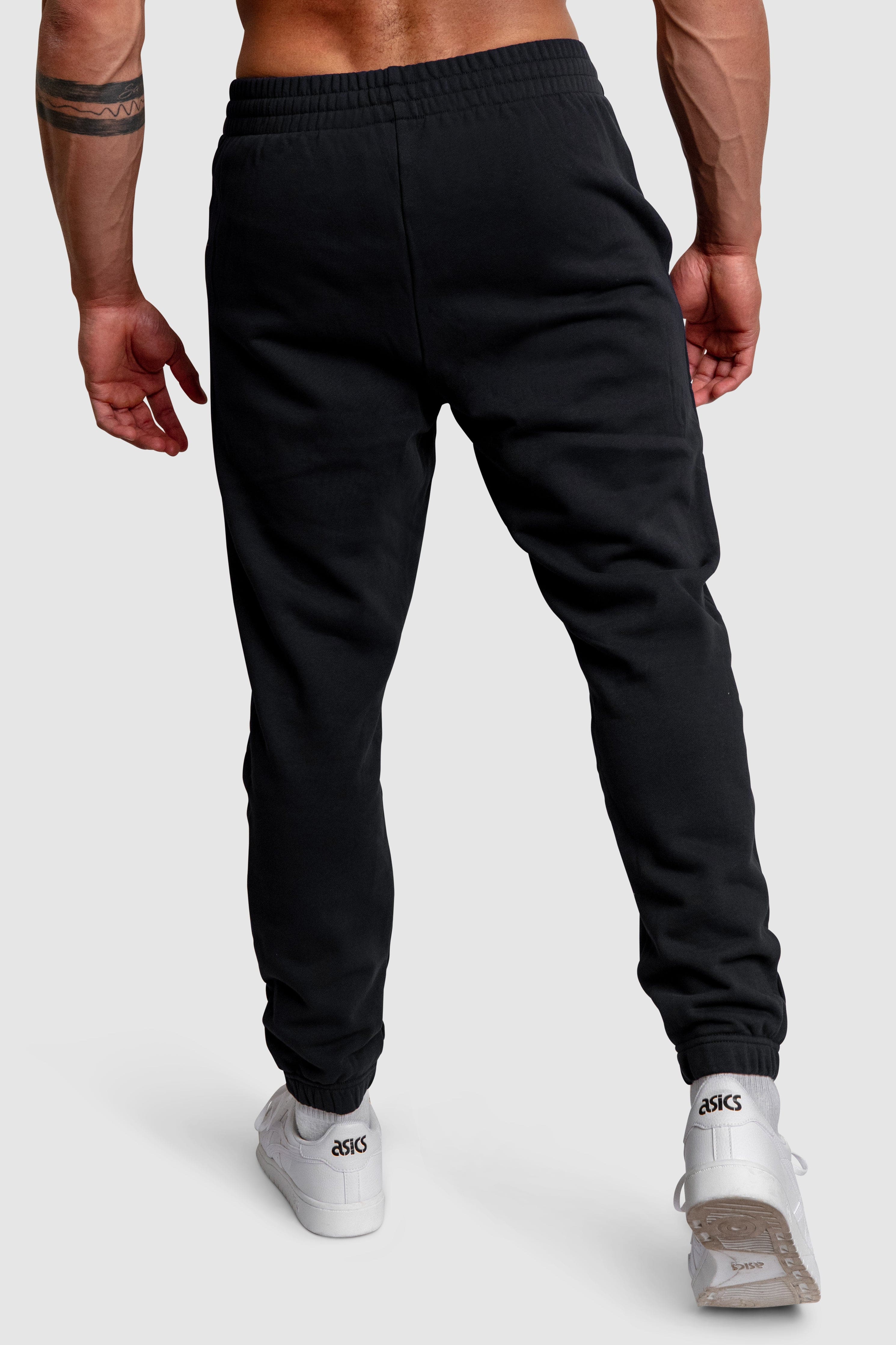 Mark Relaxed Track Pants - Black