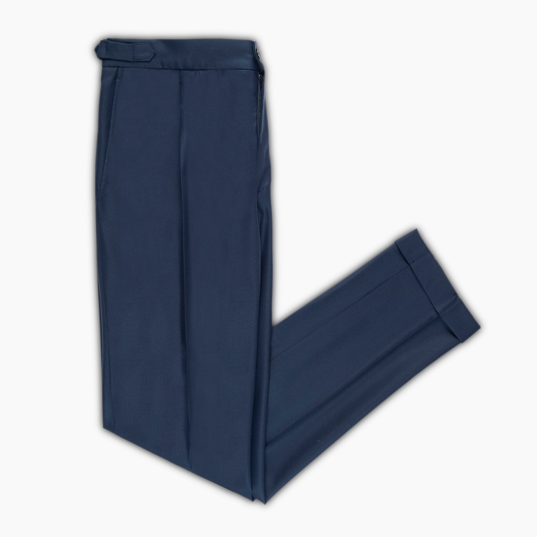 Marlon pleated Chino Pants 130's Washable Wool