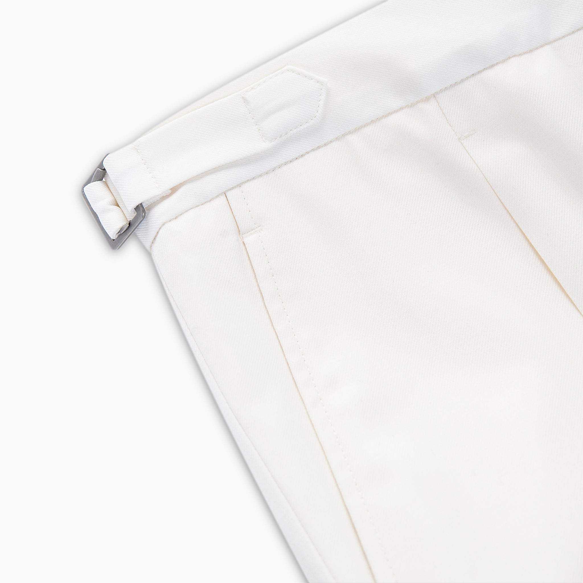 Marlon pleated Chino Pants 130's Washable Wool