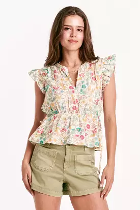 Marseille Peplum Top