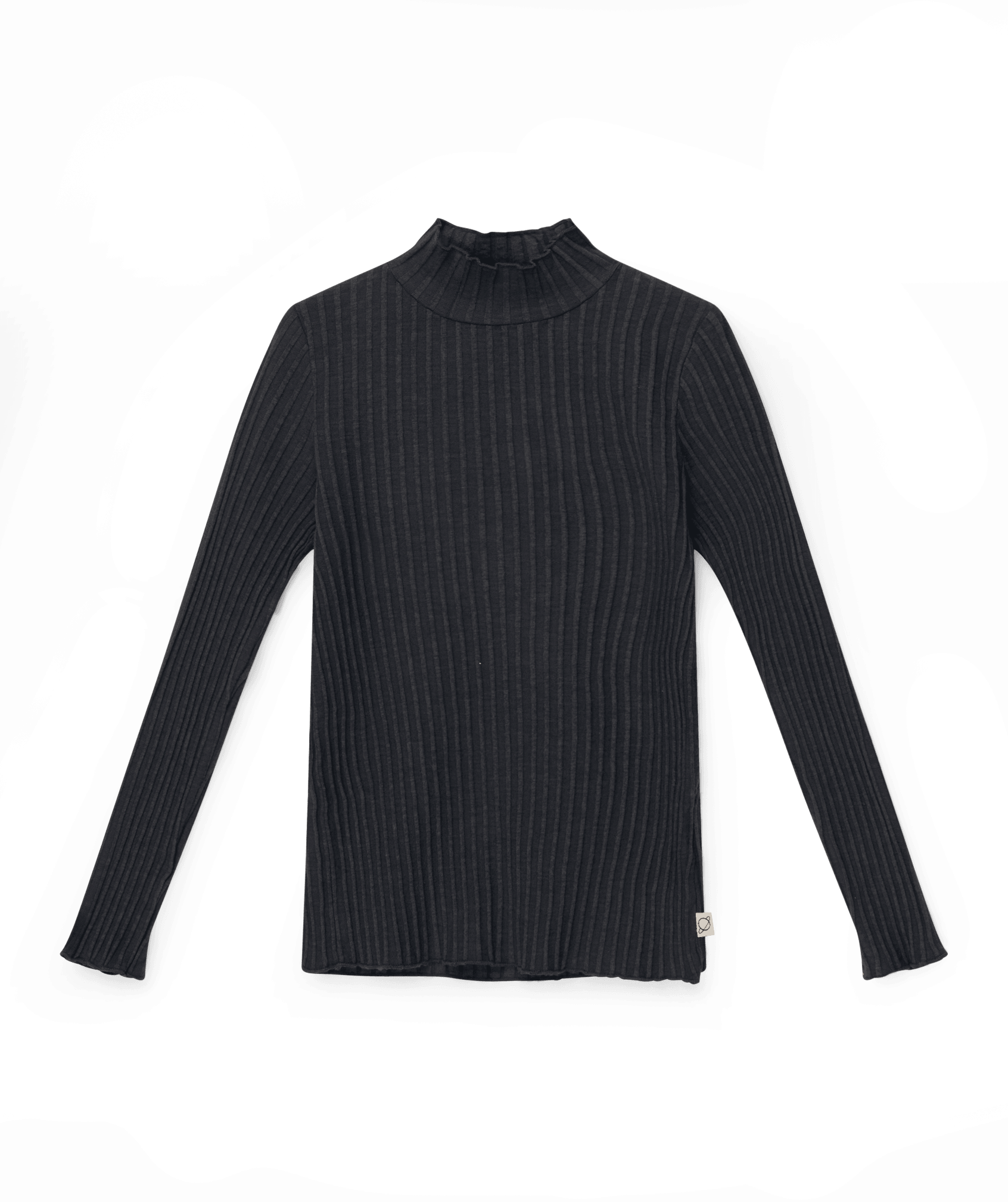 My Little Cozmo Organic rib T-shirt-Dark grey