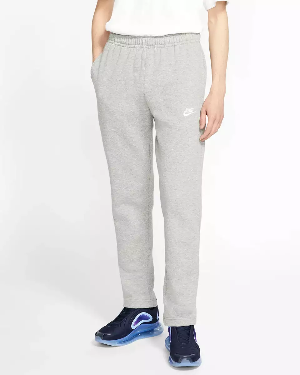 NIKE MEN'S SPORTSWEAR CLUB GREY TRACKPANTS