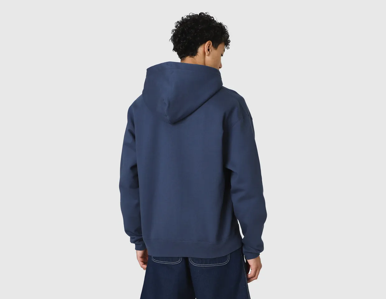 Nike Solo Swoosh Full-Zip Hoodie Thunder Blue / White