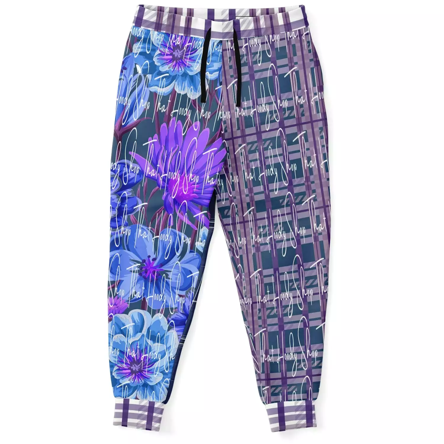 Norma Jean Purple Floral Fleece Joggers