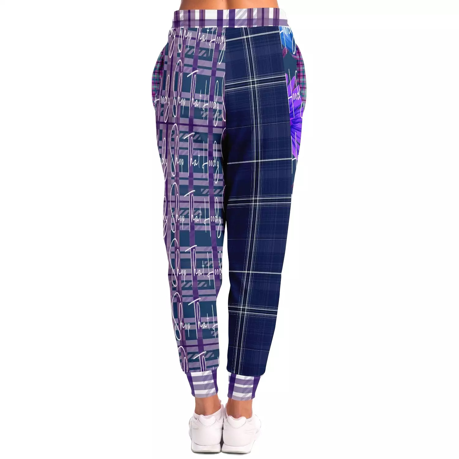 Norma Jean Purple Floral Fleece Joggers