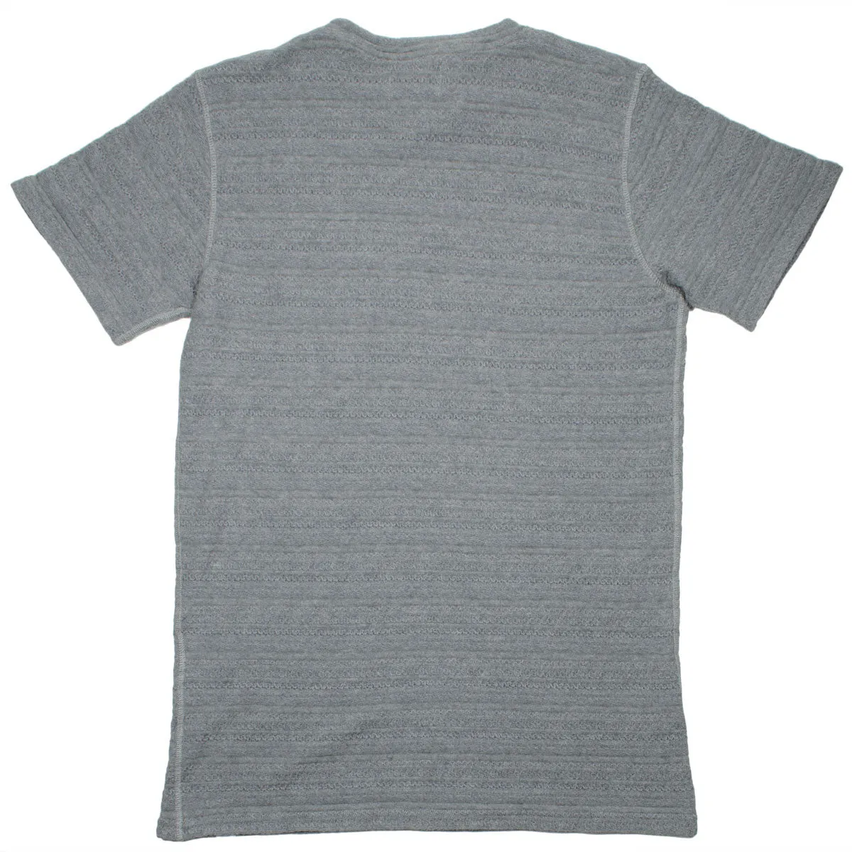 Norse Projects - Niels Textured Stripe T-shirt - Mouse Grey Mélangé