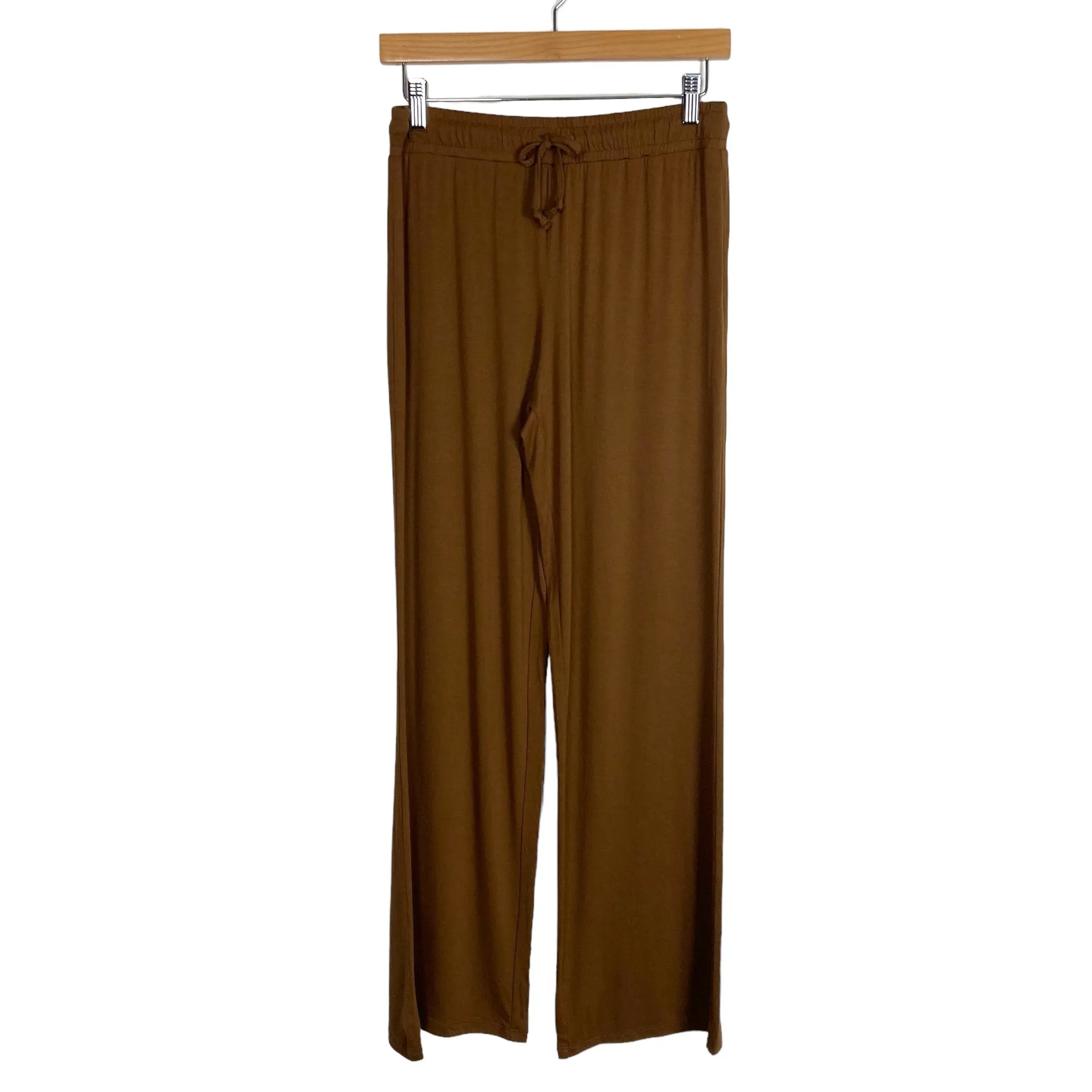 Nuuds Brown Tee and Drawstring Pants Set- Size M (sold as a set)