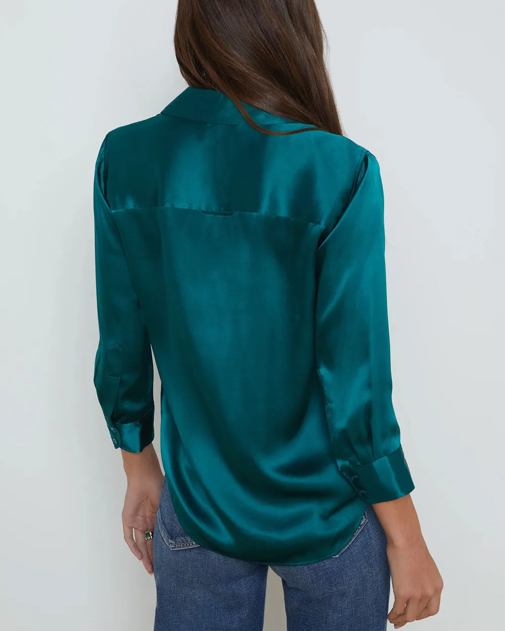 Ocean Teal Dani Blouse