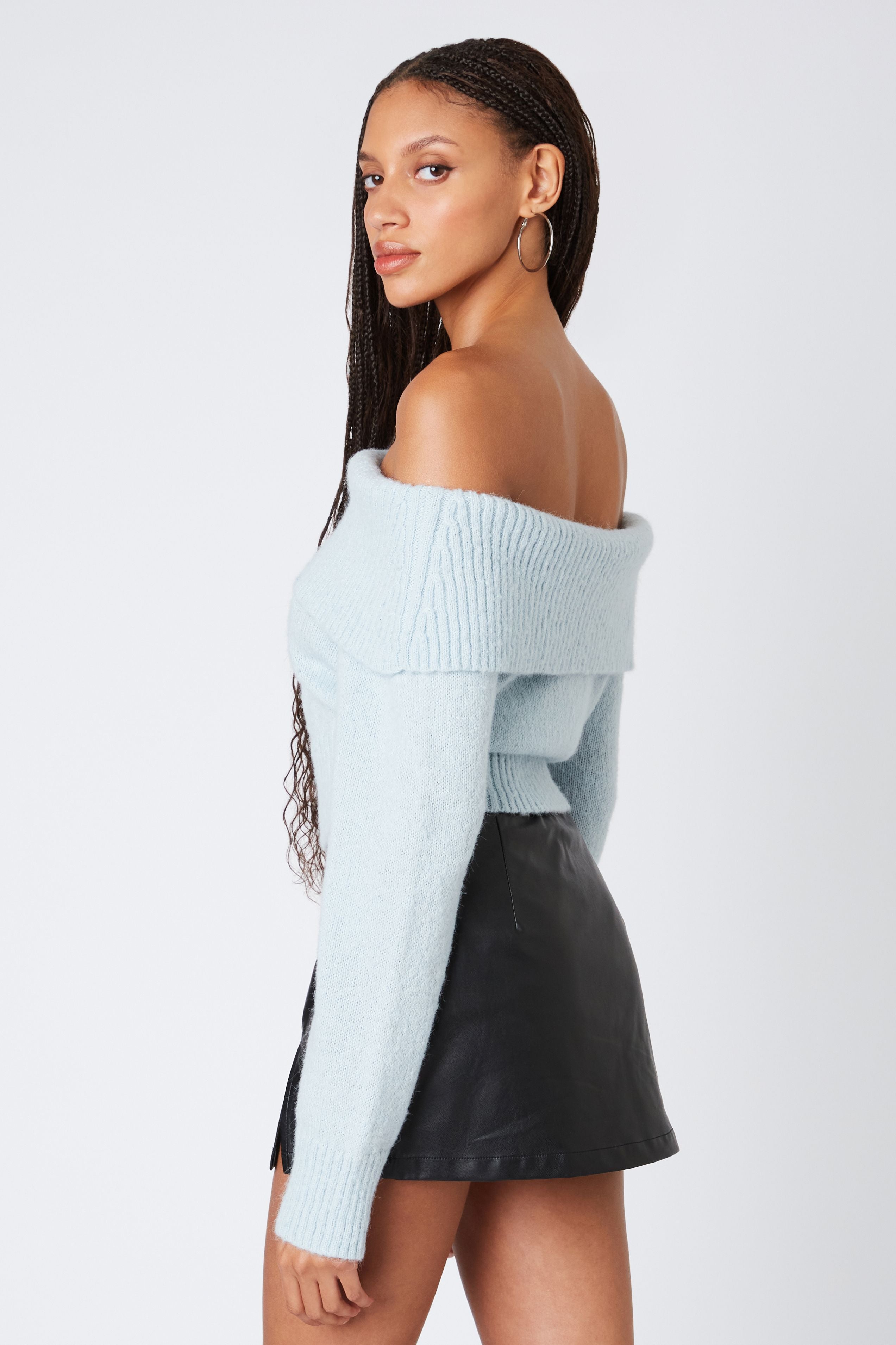 Off Shoulder Sweater