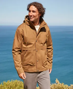 Padstow Mens Cotton Jacket - Light Brown