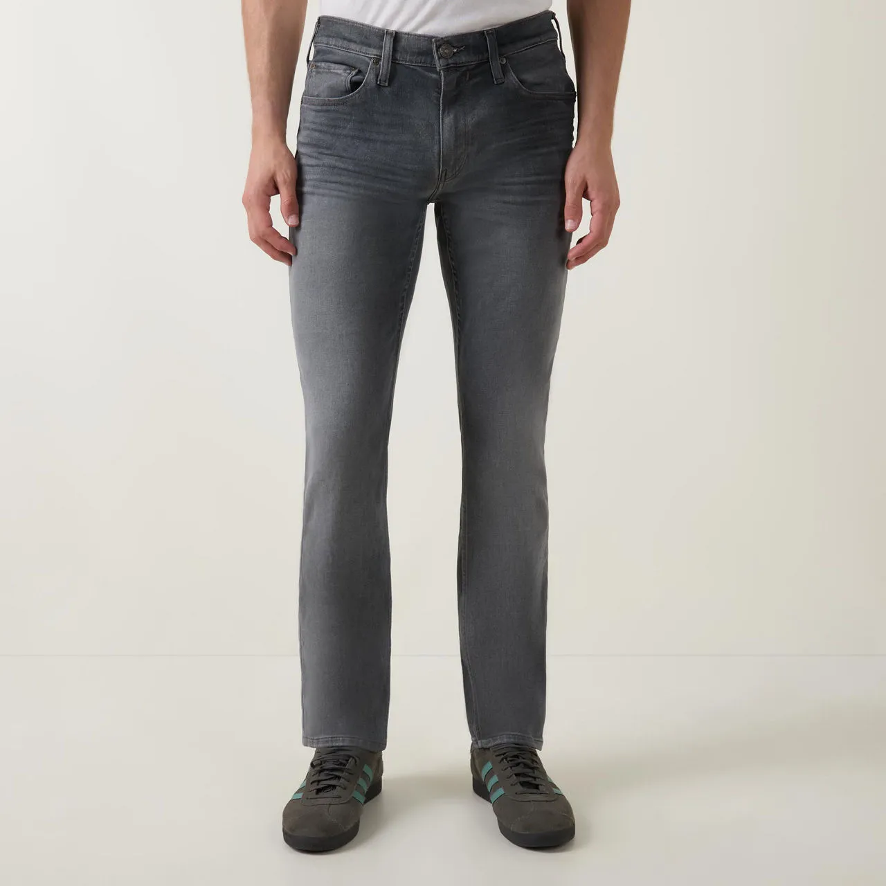 PAIGE Federal Straight-Leg Jeans - Grey