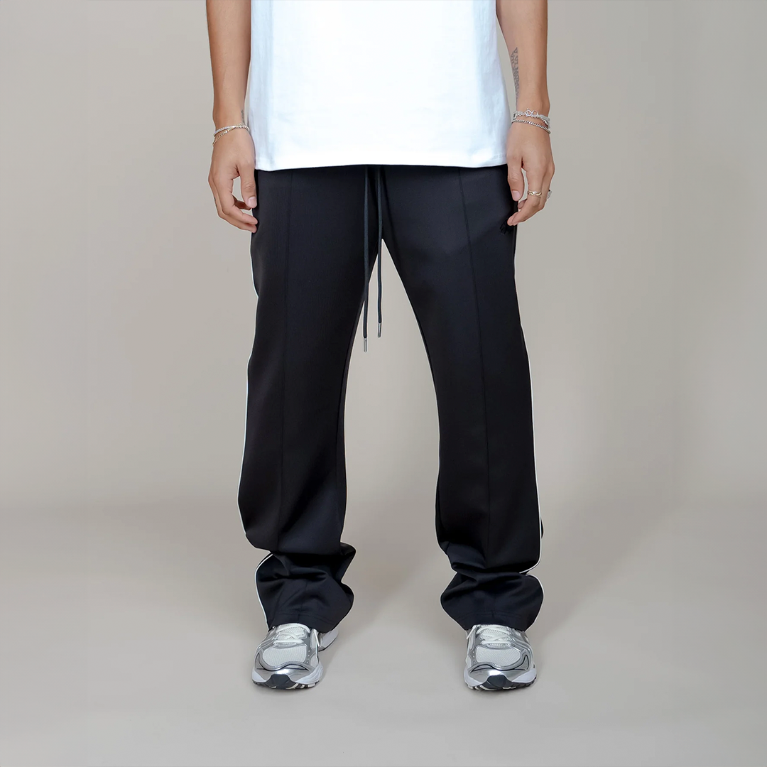 Perfect Piping Track Pants (Black)