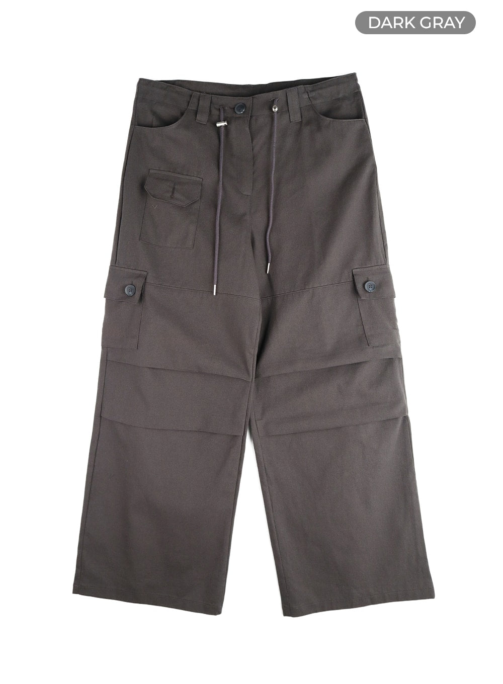 Pintuck Baggy Cargo String Pants CF429