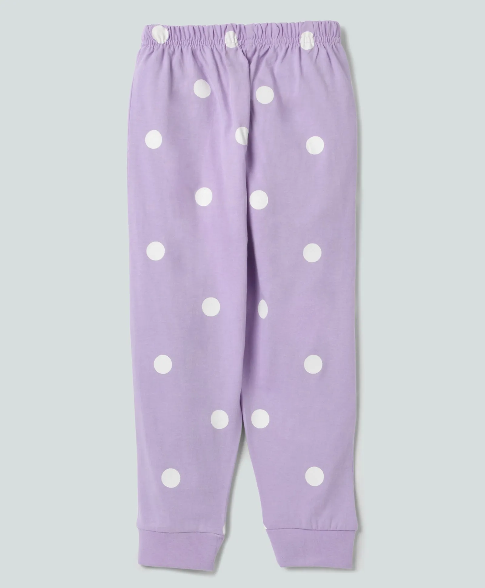 Polka Dots Pattern Full Sleeves T-Shirt & Pants Set