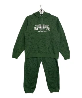 [Pre-owned] A BATHING APE Lined Hoodie/Pants Set 001GDJ201001H