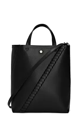 PS Hex Tote Grained, Black