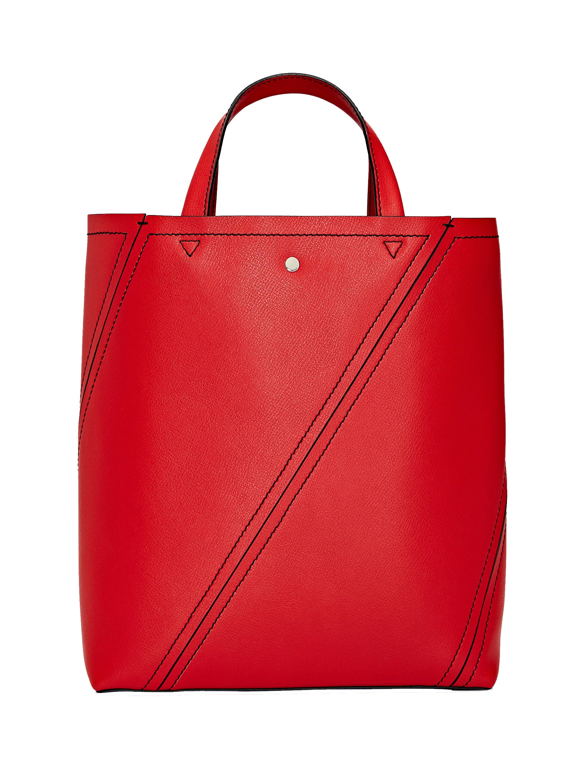 PS Hex Tote Grained, Cardinal Red