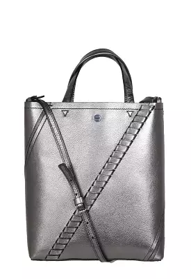 PS Hex Tote Metal, Dark Silver