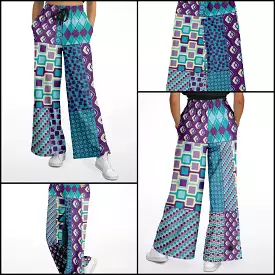 Purple Jetson Eco-Poly Stretchy Phat Bellbottoms