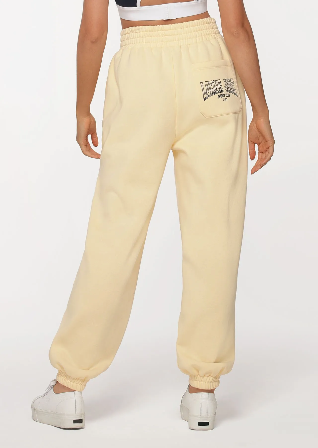 R & R Varsity Track Pant | Yellow | Pants | Lorna Jane Australia