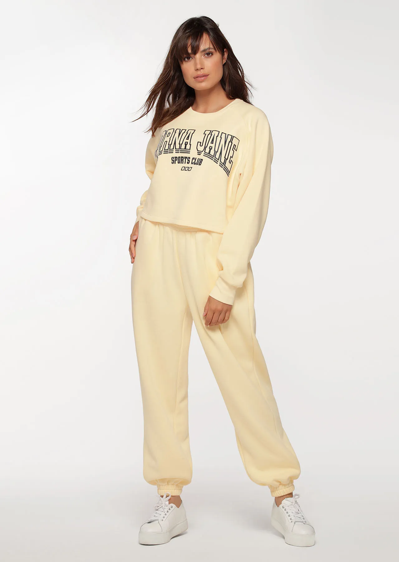 R & R Varsity Track Pant | Yellow | Pants | Lorna Jane Australia